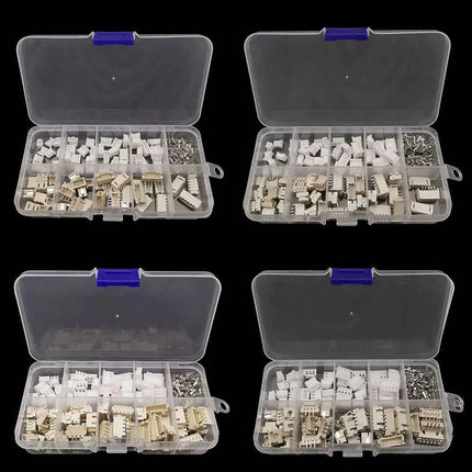 1 scatola SH 1.0/JST 1.25/ZH 1.5/PH 2.0/XH 2.54 Spina maschio Presa femmina Kit terminale alloggiamento Connettore intestazione pin orizzontale verticale