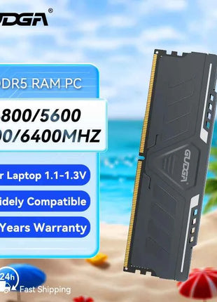 GUDGA DDR5 RAM Desktop Memory 32GB 16GB 8GB 4800-6800MHz Memoria Ram PC4 Gaming Memory XMP Udimm with Heatsink for Motherboard