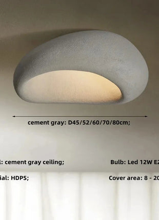 Plafoniera a LED giapponese Wabi Sabi Nido di uccello creativo Lampada da studio per bambini Lampada da camera da letto Home Deco Lampada a sospensione a soffitto per soggiorno