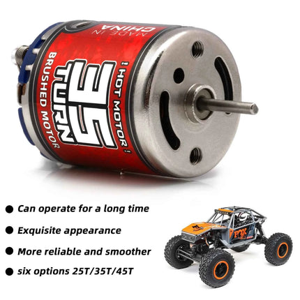 RC 370 external Brushed Motor 25T-45T ,30A Micro brushed ESC kit for 1/16 1/18 1/24 RC Car/Ship Crawler Axial SCX24 Tamiya Traxx