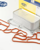 2721800510 2721880001 Radiatore Olio Motore di Alta Qualità con Guarnizione per Mercedes Benz M272 V6 W211 W204 W221 GLK C230 C280 C300 Nuovo
