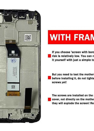 6.5 "Schermo Per Xiaomi Redmi Nota 10T Note10 5G LCD M2103K19I M2103K19G Display Dello Schermo Touch Digitizer Assembly Nota 11SE LCD