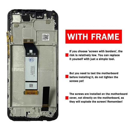 6.5 "Schermo Per Xiaomi Redmi Nota 10T Note10 5G LCD M2103K19I M2103K19G Display Dello Schermo Touch Digitizer Assembly Nota 11SE LCD