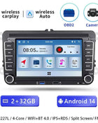 Wireless Carplay Android 14 Auto Radio for Volkswagen VW Passat B6 B7 CC T5 Tiguan Touran POLO GOLF 56 Multimedia GPS NaviScreen