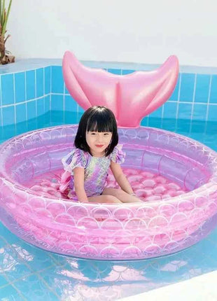 Nuove sirene Piscina gonfiabile Bagno per bambini Casa estiva Piscina all'aperto Piscina quadrata gonfiabile per regali per bambini Ragazza