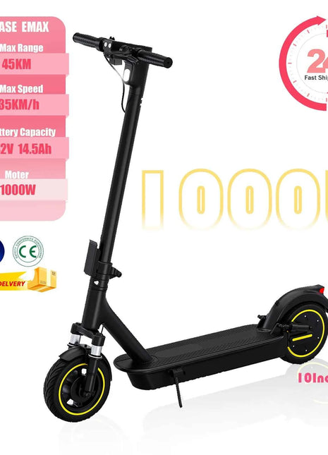 ATSANT Adult Electric Scooter 31/35km/h 500W/1000W 35KM/50KM Long Range 8.5/10Inch Tyre 10.5/14.5Ah Large Battery Kick Scooter