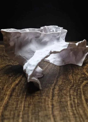 3D Printed Underground Cave Hideout Multi-use for Reptiles Gecko Lizard & Aquatic Pets Fish Shrimp Tank Terrarium Decor