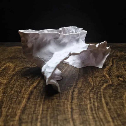 3D Printed Underground Cave Hideout Multi-use for Reptiles Gecko Lizard & Aquatic Pets Fish Shrimp Tank Terrarium Decor