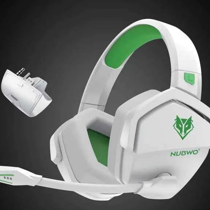 NUBWO G06 Wireless Headsets Gamer with Charging Station for Headset and PS5 Controller Gaming Headphones Long Battery Life