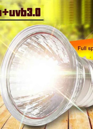 UVA+UVB 3.0 Reptile lamp Set with Clip-on Bulb Lamp Holder Turtle Basking UV Heating Lamp Kit Tortoises Light Lizards Lighting