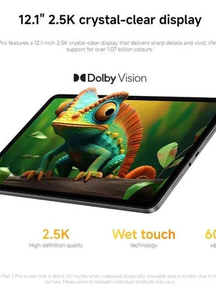 Xiaomi Redmi Pad 2 Pro Global Version 12.1" 2.5K crystal-clear display 12000mAh 33W fast charging Snapdragon 7s Gen 4