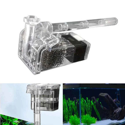 External Waterfall Filter Aquarium Silent Filter Pump USB Interface Filter Pump For Small Fish Tank Aquarium Accessories