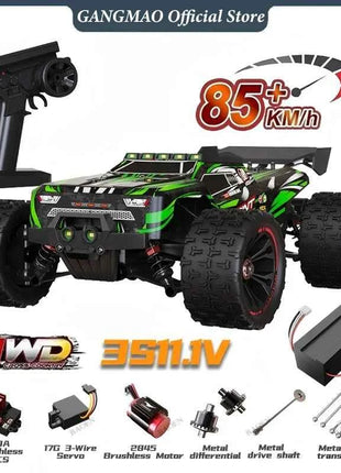 9522PRO 85KM/H High Speed RC Car Brushless 4WD Off-Road Drift Remote Control Car 1:16 Professional Racing Cars SCY16101 16102