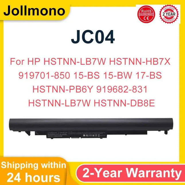 JC04 JC03 Laptop Battery For HP Spare 919700-850 919681-221 919682-121 919682-421 919682-831 919701-850 15-bs0xx 17-bs0xxx