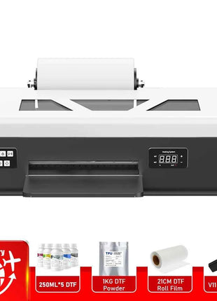 A4 DTF Printer L805 a4 dtf transfer printer for Epson l805 dtf printer bundle A4 t shirt printing machine with A4 dtf oven kits