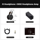 Fosi Audio I5 Over-Ear Wired Headphones 97mm Diaphragm Open Back Planar Magnetic HiFi Headset for Studio