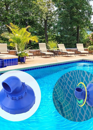 2 Pezzi Ugello di Ritorno per Piscina Girevole a 360 Gradi, Ricambio per Ugelli di Scarico Piscina Intex Bestway, Accessori