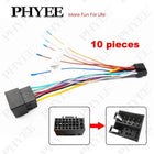 10 pezzi adattatore per cablaggio a 16 Pin connettore ISO connettore 16 P accessori elettronici per Auto cavo 12V per autoradio Android 2 Din