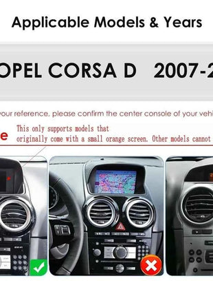 Android Radio Car Multimedia CarPlay for Opel Corsa D 2007-2012 Android Auto Car CarPlay Stereo Intelligent Screen Player GPS