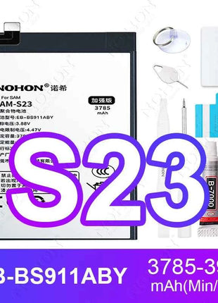 NOHON Phone Battery for Samsung Galaxy S24 S23 S22 Ultra S21 S20 Plus S10 S10E S9 S8 S7 S6 S10+ S20+ S21+ S23+ S24+ Batteries