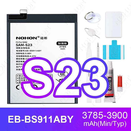 NOHON Phone Battery for Samsung Galaxy S24 S23 S22 Ultra S21 S20 Plus S10 S10E S9 S8 S7 S6 S10+ S20+ S21+ S23+ S24+ Batteries