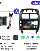 Junsun AI Voice Wireless CarPlay Android Auto Radio for Volkswagen Polo Mk4 IV 2001-2009 Car Multimedia GPS BT FM 2din autoradio