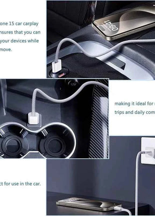 1 pz-5 pz 60 W PD USB-C a USB C Cavo di Ricarica Veloce Per Apple iPhone 17 Pro Max 16 15 Plus 14 13 12 11 X XS Tipo C Ricarica Rapida