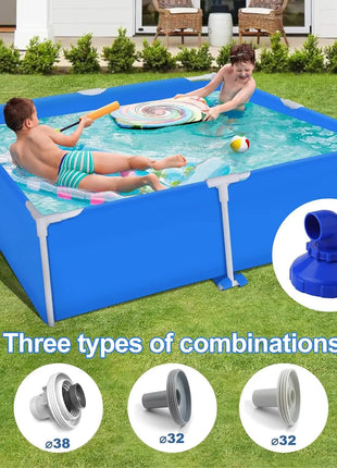 2 Pezzi Ugello di Ritorno per Piscina Girevole a 360 Gradi, Ricambio per Ugelli di Scarico Piscina Intex Bestway, Accessori