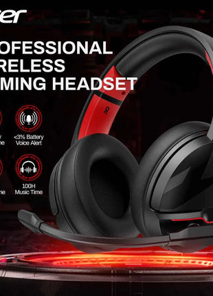 Acer K2 Headsets Gamer 100H Battery Dynamic Clear Voice Mic Bluetooth Gaming Headphones for PC PS4 Wireless Gaming Headset