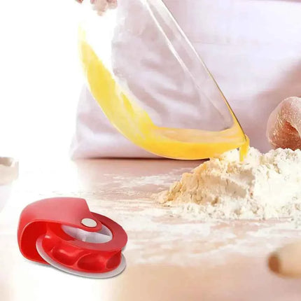 Pizza Cutter Roller Knife Plastic Manual Twist Wheel Baking Tool Kitchen Pasta Cutting Wheel Roller Home Pasta Cutter