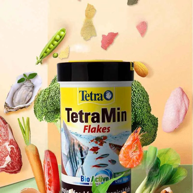 250ML 52g Tetra Ornamental Fish Flake Feed Lamprey Fairy Cichlid Fish Food Freshwater Fish General Purpose
