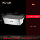 LFGB Certification 304 Stainless Steel Kitchen Food Preservation Box Air Out Slight Vaccum Crisper Well Sealed Seafood Container