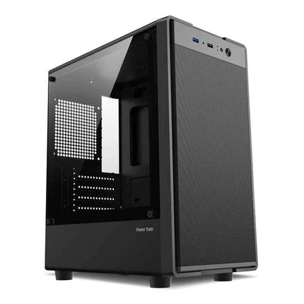 Power Train Flying  PC Case MATX Mini-ITX Chassis SFX/ATX Power Supply Desktop Portable Computer Case U3 port Iron net Panel