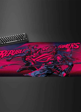 Gamer Mouse Pad Cartoon Asus Deskmat Gaming Mousepad Desk Protector Pc Accessories Mats Kawaii Anime Extended Mause Pads