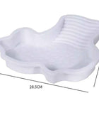 〔CC55〕Reptiles Water Dish With Anti-Slip Imitation Rock Ladders Food Water Bowl For Turtle Lizards Gecko Small Pet Supplies