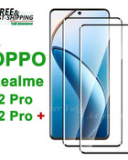 3D Curve Screen Protector For Realme 12 Pro Plus OPPO Tempered Glass High Aluminum HD  Crystal   9H Ultra Transparent Clear
