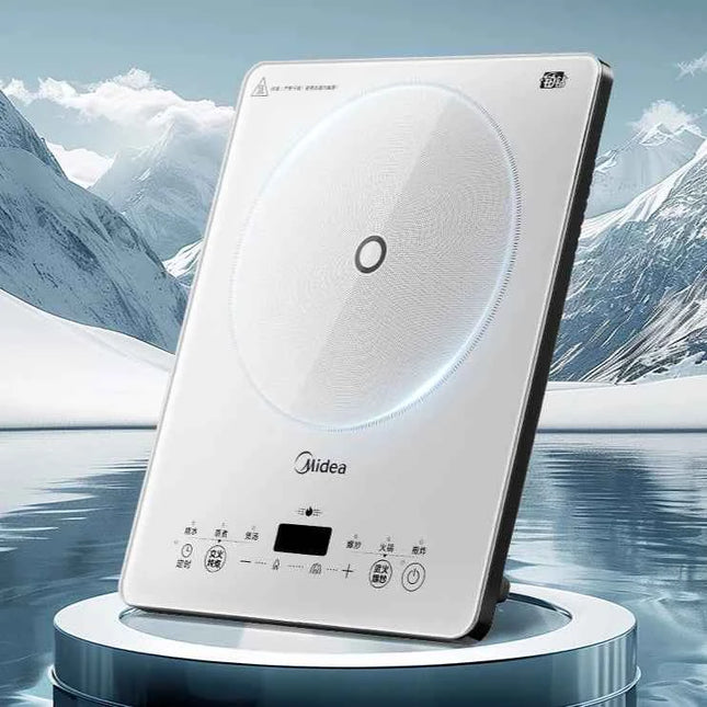 Piano Cottura a Induzione Midea 2200W - Smart Timer, Pannello Microcristallino