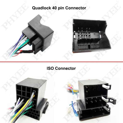 Telaio pannello cruscotto per Audi A4 B7 2004 - 2008, adattatore cablaggio radio, decodificatore CAN Bus, per multimediale Android 2 DIN 9"