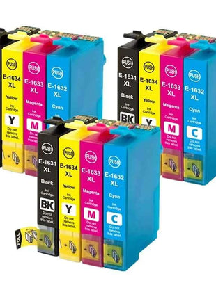 16XL Compatible Ink Cartridge T1631 for Epson WorkForce WF2010 WF2510 WF2520 WF2530 WF2540 WF2630 WF2650 WF2760 WF2750 Printer