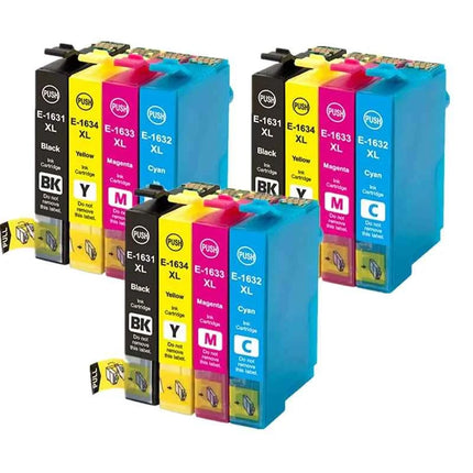 16XL Compatible Ink Cartridge T1631 for Epson WorkForce WF2010 WF2510 WF2520 WF2530 WF2540 WF2630 WF2650 WF2760 WF2750 Printer