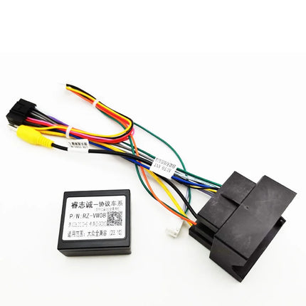 Adattatore per cablaggio CAN Bus, per VW Golf 7 Jetta Polo Caddy Tiguan, cavo Quadlock a 52 pin, per multimediale Android per auto a 16 pin
