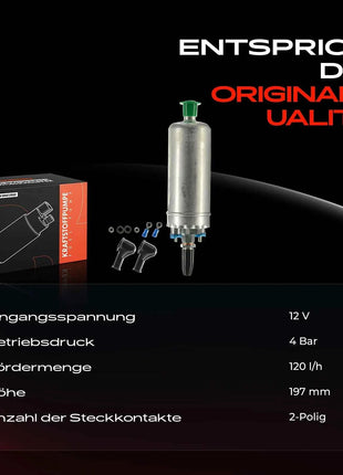 Pompa carburante Frankberg 1x per Mercedes-Benz 124 Coupé berlina C124 W124 S124 W201 A124 W202 W124 W210 254911 0580254911