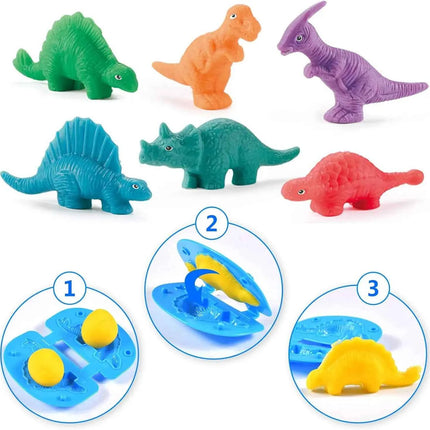 Set di giocattoli in argilla per bambini da 32 pezzi per età 4-6 Strumenti per modellare dinosauri e animali Accessori per impasto creativi Regalo per bambini