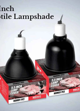 5.5 Inch Reptile Lamp Cap Tortoise Lizard Snake Terrarium Anti-scald Protective Lampshade Lamp Holder Reptile Safety Light Shade