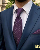 Set Cravatta e Fazzoletto Uomo Colorato 160cm - Accessori Matrimonio