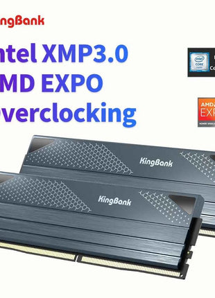 KingBank DDR5 Black SOARBLADE KFXB SERIES Memory 48GB (24GBx2) Set 8000 8400 MHz CL38 Dual Channel Kit High-Speed Computer RAM