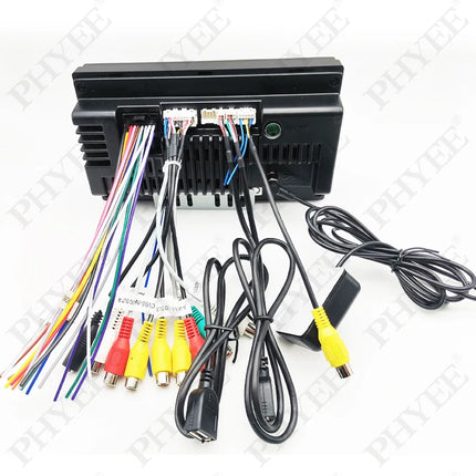 Set cablaggio 16 pin, adattatore USB, antenna GPS, microfono video CVBS audio Aux RCA, cavo Wifi, per sistema Android universale per auto