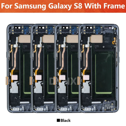Nuovo S8 LCD di Ricambio Per Samsung Galaxy S8 G950 G950F Display LCD Touch Screen Digitizer Assembly Con Telaio