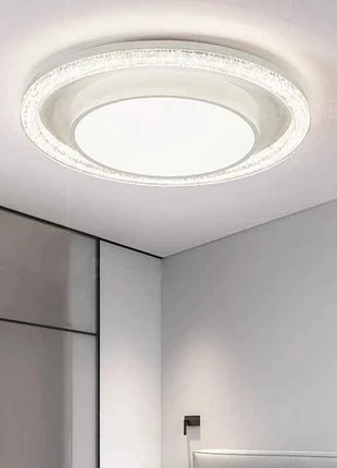 Luci del soggiorno telecomandate Lampada da soffitto moderna a LED in cristallo imitazione acrilico Decorazioni per la casa Illuminazione per camera da letto studio per bambini