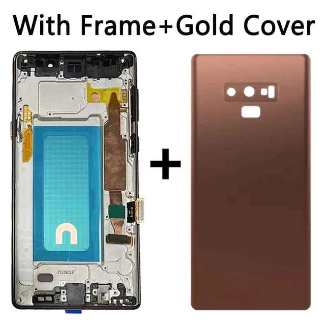 100% Test For Samsung Note9 LCD Display Touch Screen Digitizer Assembly For Samsung Note 9 N960F N960U N9600 LCD Frame
